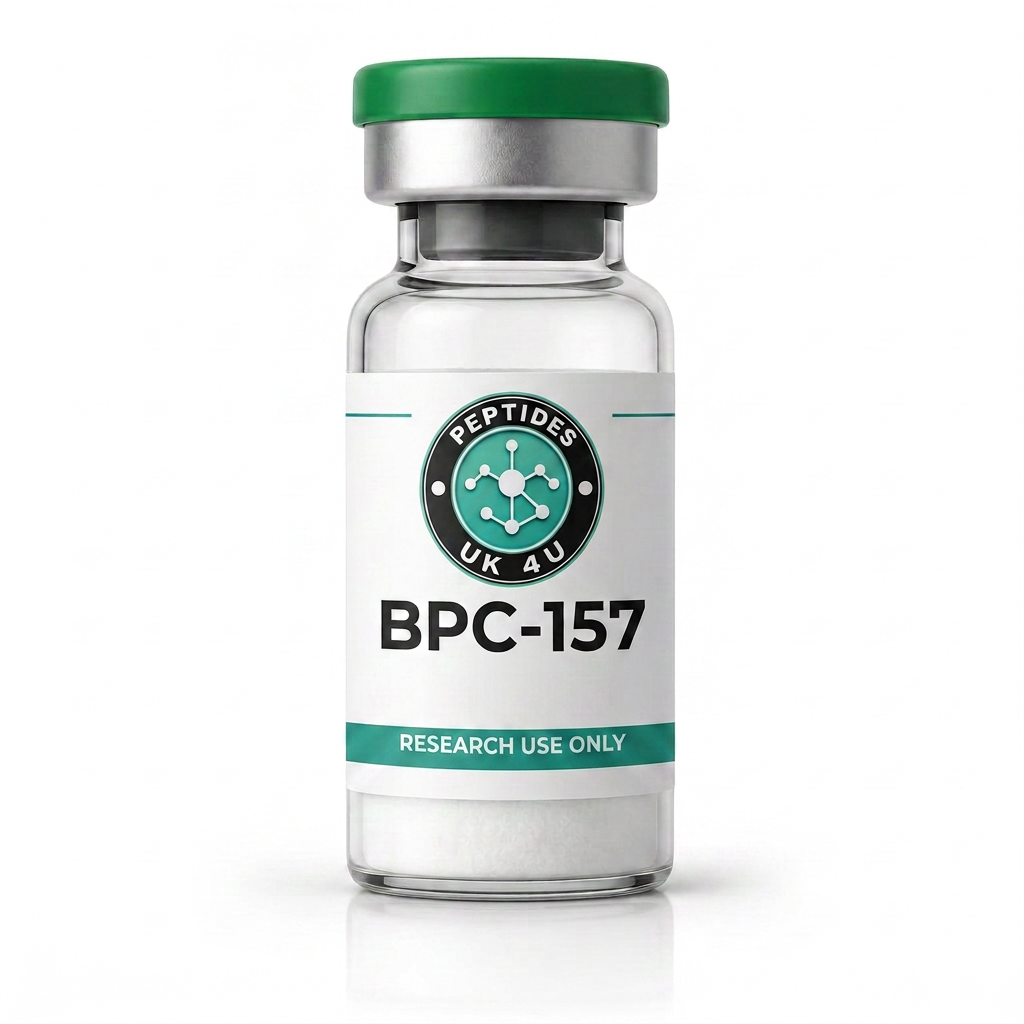 BPC-157 — research peptide UK BPC-157 research peptide vial — buy BPC-157 UK | Peptides UK 4U
